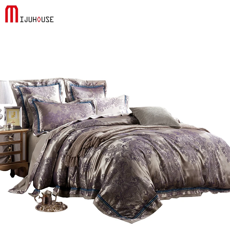 100% Cotton Bedding Set 4Pieces Luxury Satin Jacquard Bed Sets King Queen Bed Linens Duvet Cover Bed Sheet Free Shipping
100% Cotton Bedding Set 4Pieces Luxury Satin Jacquard Bed Sets King Queen Bed Linens Duvet Cover Bed Sheet Free Shipping