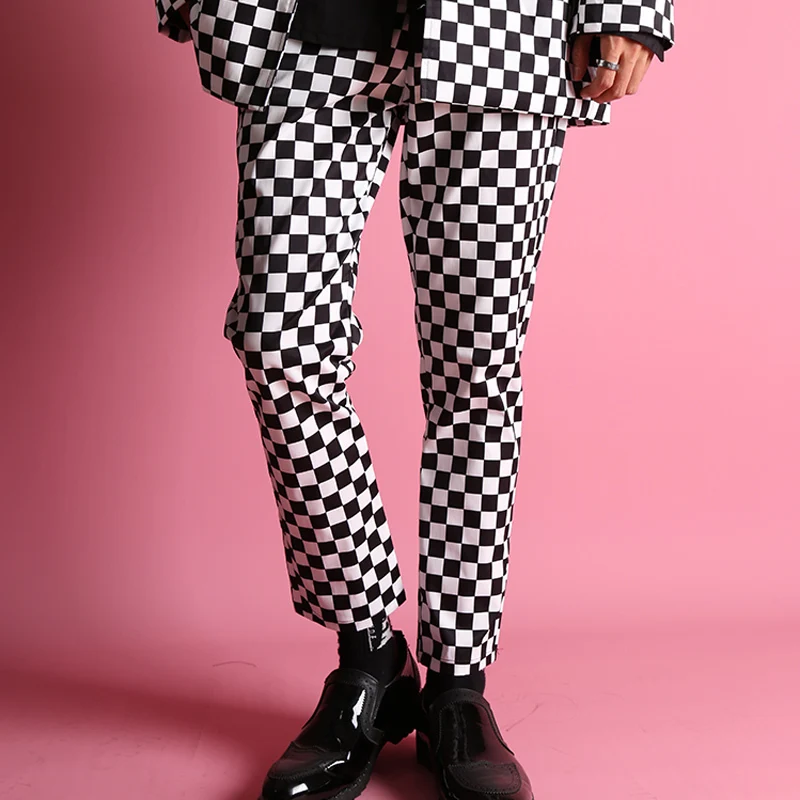 Leisure Time Tide Male Nine Part Pants Lattice Nine Part Pants Bound Pants British Style Black And White Grid Nine Part Pants
Leisure Time Tide Male Nine Part Pants Lattice Nine Part Pants Bound Pants British Style Black And White Grid Nine Part Pants