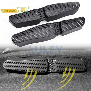 

For VW T-ROC TRoc 2017 2018 Seat Chair Below Footwell Air Conditioner Heater Duct Air Vent Outlet Molding Cover Trim 2Pc Covers