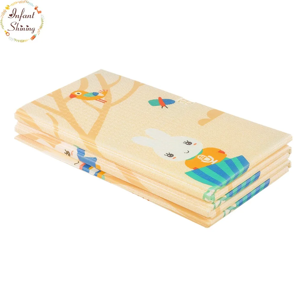 Infant Shining Foldable Baby Play Mat Floor XPE Crawling Pad 1CM Living Room Home Mats Thick Foam Carpet Large Rug for Children
Infant Shining Foldable Baby Play Mat Floor XPE Crawling Pad 1CM Living Room Home Mats Thick Foam Carpet Large Rug for Children