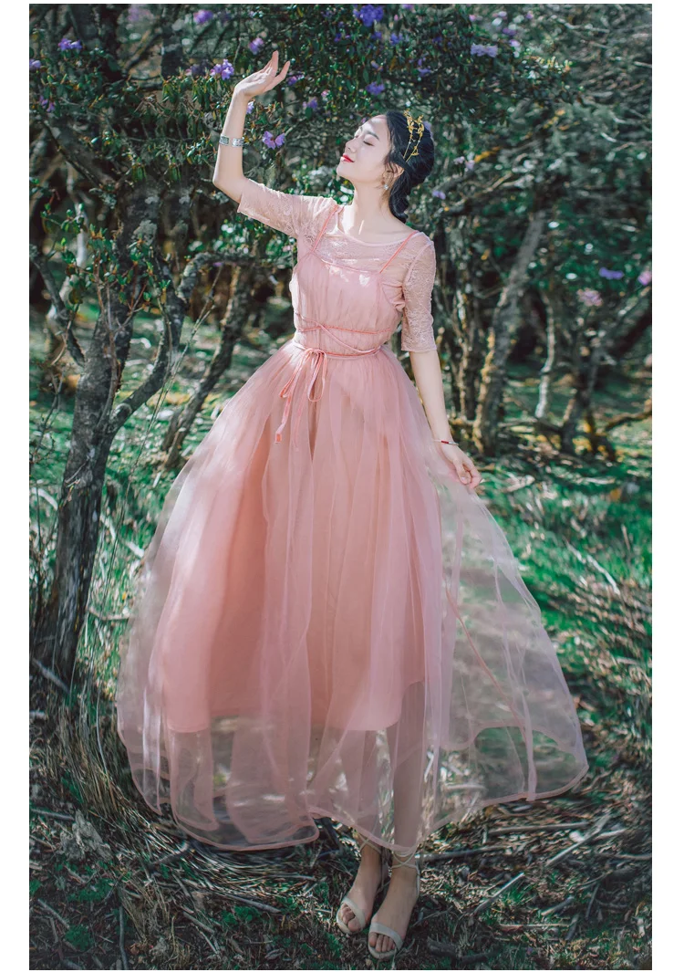 short sleeve ruffles lace chiffon long medieval dress Renaissance lace Gown princess costume Victorian /Marie Antoinette
short sleeve ruffles lace chiffon long medieval dress Renaissance lace Gown princess costume Victorian /Marie Antoinette