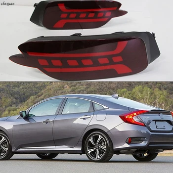 CSCSNL 2pcs Car LED Rear Fog Light Taillight Light Brake warning light driving Reflector For Honda Civic 2016 2017 2018
CSCSNL 2pcs Car LED Rear Fog Light Taillight Light Brake warning light driving Reflector For Honda Civic 2016 2017 2018