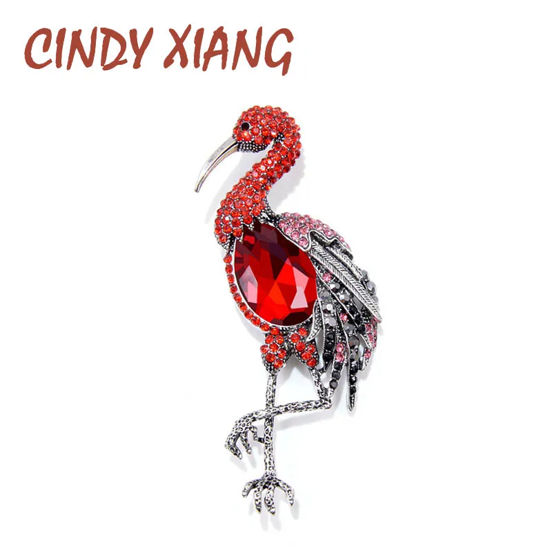 CINDY XIANG Rhinestone Flamingo Large Brooches for Women Fashion Elegant Shining Party Brooch Pin Wedding Jewelry Coat Gift
CINDY XIANG Rhinestone Flamingo Large Brooches for Women Fashion Elegant Shining Party Brooch Pin Wedding Jewelry Coat Gift