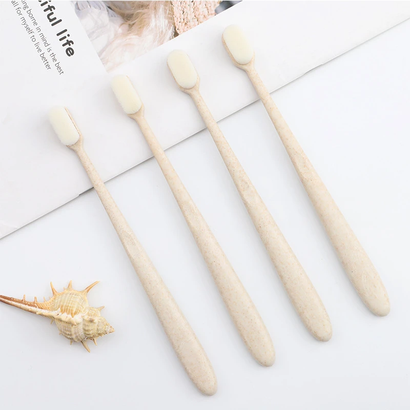 Small Heads Oral Care Superfine Teeth Comfortable for Sensitive 1Pc Travel Toothbrush Soft Bamboo Charcoal Wheat Straw Eco Frien
Small Heads Oral Care Superfine Teeth Comfortable for Sensitive 1Pc Travel Toothbrush Soft Bamboo Charcoal Wheat Straw Eco Frien