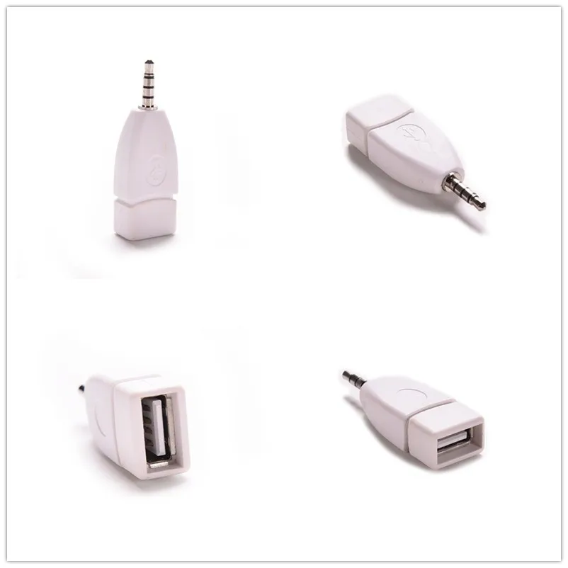 JETTING New USB 2.0 Female to 3.5mm Male AUX Audio Plug Jack Converter Adapter for Car MP3 Player Mobile Phones | Электроника