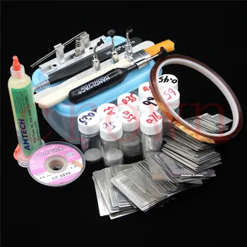 110pcs BGA Reballing Directly Heat Stencils + Solder Paste Balls Station BGA Reballing kit For SMT Rework Repair
110pcs BGA Reballing Directly Heat Stencils + Solder Paste Balls Station BGA Reballing kit For SMT Rework Repair
