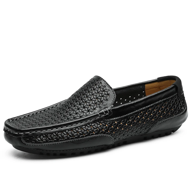 High Quality Leather Men Casual Shoes Male Summer Shoes Breathable Hard-Wearing Hollow Men Shoes Soft Bottom leather shoes men
High Quality Leather Men Casual Shoes Male Summer Shoes Breathable Hard-Wearing Hollow Men Shoes Soft Bottom leather shoes men