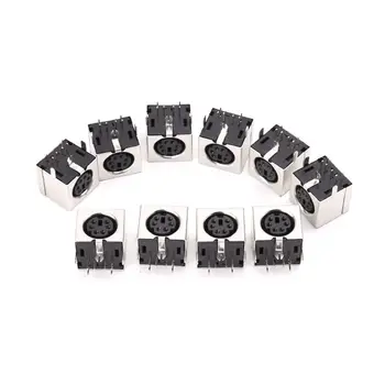 10pcs Mini 6-pin Din Socket Connectors PS-2 Female Plug PCB Solder Connector PC Mouse
10pcs Mini 6-pin Din Socket Connectors PS-2 Female Plug PCB Solder Connector PC Mouse
