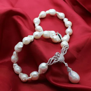 Natural Nuclear Baroque Pearl Choker 100% Genuine Keshi Pearl Necklace With Silver Plate Swan Pendant Women Pearl Jewelry Gifts
Natural Nuclear Baroque Pearl Choker 100% Genuine Keshi Pearl Necklace With Silver Plate Swan Pendant Women Pearl Jewelry Gifts