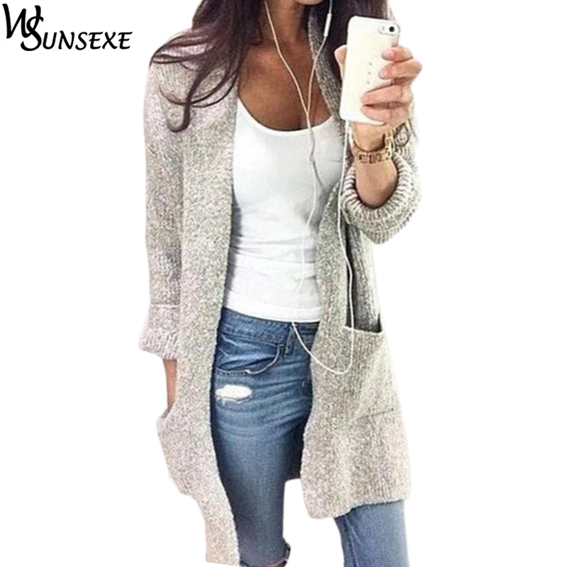 Plus Size Knitted Long Cardigan Sweater Women Casual Kimono Warm Cardigan Coat 2017 Autumn Female Elegant Open Stitch Sweaters
Plus Size Knitted Long Cardigan Sweater Women Casual Kimono Warm Cardigan Coat 2017 Autumn Female Elegant Open Stitch Sweaters
