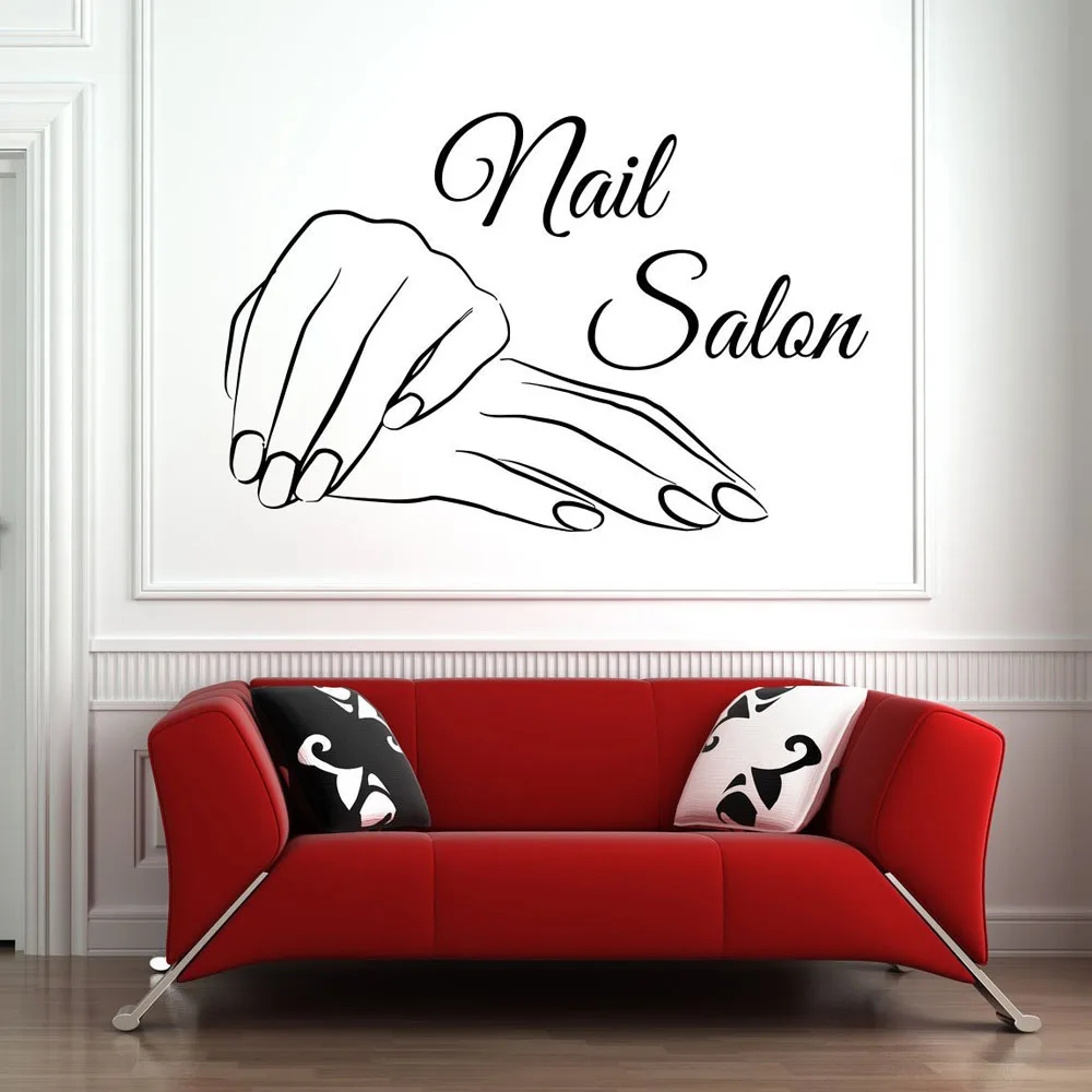 Nail Salon Wall Decals Art Wall Stickers Decorative Nails Hands Manicure Pedicure Beauty Salon Pattern Wallpaper Removable B093
Nail Salon Wall Decals Art Wall Stickers Decorative Nails Hands Manicure Pedicure Beauty Salon Pattern Wallpaper Removable B093