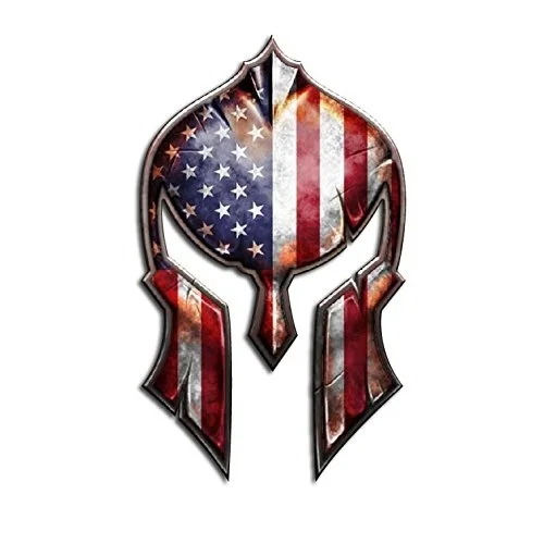 For Decals By Haley Spartan Helmet Decal Distressed Tattered USA Gladiator American Flag Sticker Gun 2nd Amendment Molon Labe
For Decals By Haley Spartan Helmet Decal Distressed Tattered USA Gladiator American Flag Sticker Gun 2nd Amendment Molon Labe