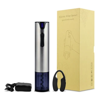 Stainless Steel Electric Wine Opener Corkscrew Automatic Rechargeable Wine Bottle Cork Remover
Stainless Steel Electric Wine Opener Corkscrew Automatic Rechargeable Wine Bottle Cork Remover