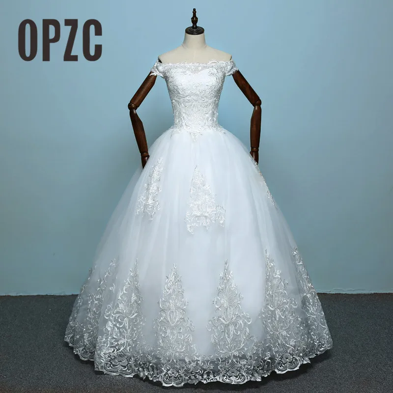 100% Real Photo Hot New Arrive Wedding Dress 2017 Bride Elelgant Short Sleeve Sweet Boat Neck Classic Lace Embroidery Princess
100% Real Photo Hot New Arrive Wedding Dress 2017 Bride Elelgant Short Sleeve Sweet Boat Neck Classic Lace Embroidery Princess
