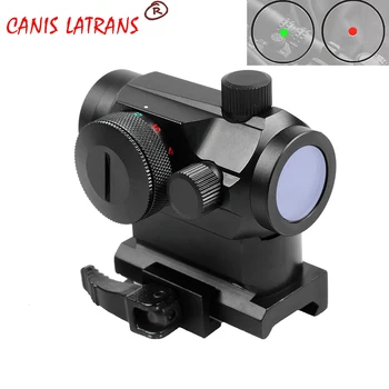 Mini 1X24 Rifescope Sight Illuminated Sniper Red Green Dot Sight With Quick Release Red Dot Scope Mount For Hunting Airgun
Mini 1X24 Rifescope Sight Illuminated Sniper Red Green Dot Sight With Quick Release Red Dot Scope Mount For Hunting Airgun