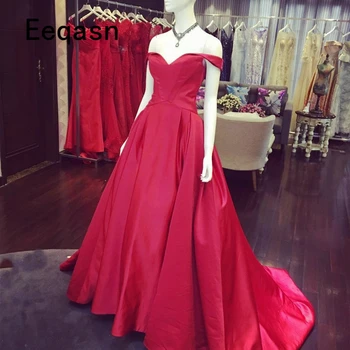 Vintage Red Evening Dresses Off the Shoulder V Neck Pleated Evening Gown Long Formal Party Gowns Plus Size robe de soiree
Vintage Red Evening Dresses Off the Shoulder V Neck Pleated Evening Gown Long Formal Party Gowns Plus Size robe de soiree