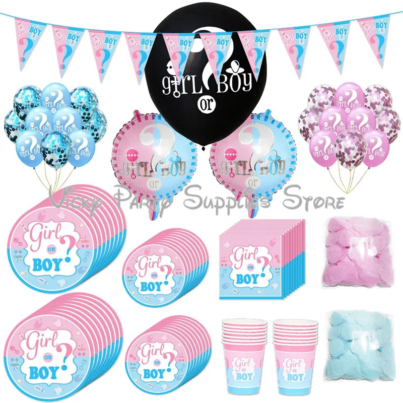 99pcs/lot Gender Reveal Disposable Tabelware Set Boy or Girl Pink Blue Party Paper Cup Plate Gender Reveal Tableware Supplies
99pcs/lot Gender Reveal Disposable Tabelware Set Boy or Girl Pink Blue Party Paper Cup Plate Gender Reveal Tableware Supplies