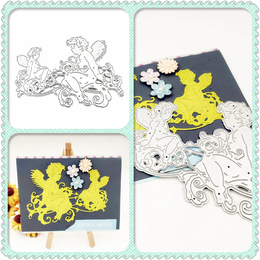 ZhuoAng Goddess of love Cupid Cutting Dies For DIY Scrapbooking Decoretive Embossing Stencial DIY Decoative Card Die Cutter 
ZhuoAng Goddess of love Cupid Cutting Dies For DIY Scrapbooking Decoretive Embossing Stencial DIY Decoative Card Die Cutter
