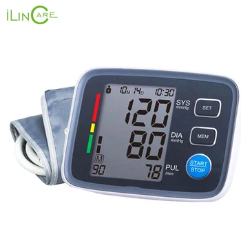 Upper Arm Blood pressure Monitor Wrist Digital BPM Large Display Wide-Range blood pressure machine Heart Beat Rate Pulse Meter
Upper Arm Blood pressure Monitor Wrist Digital BPM Large Display Wide-Range blood pressure machine Heart Beat Rate Pulse Meter
