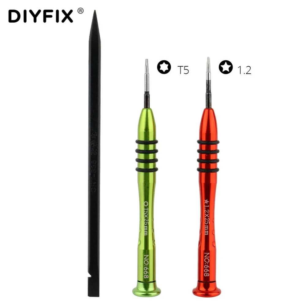 DIYFIX Laptop Repair Tools Set Precision 1.2mm P5 Pentalobe T5 Torx Screwdriver for Apple Macbook Air / Pro with Retina Display
DIYFIX Laptop Repair Tools Set Precision 1.2mm P5 Pentalobe T5 Torx Screwdriver for Apple Macbook Air / Pro with Retina Display