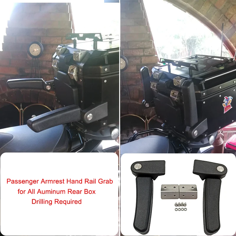Passenger Armrest Hand rail Grab for BMW R1200GS KTM ADV Versys KLR V-Strom XT1200Z Multistrada CRF1000l Africa Twin MT-09 TRACE
Passenger Armrest Hand rail Grab for BMW R1200GS KTM ADV Versys KLR V-Strom XT1200Z Multistrada CRF1000l Africa Twin MT-09 TRACE