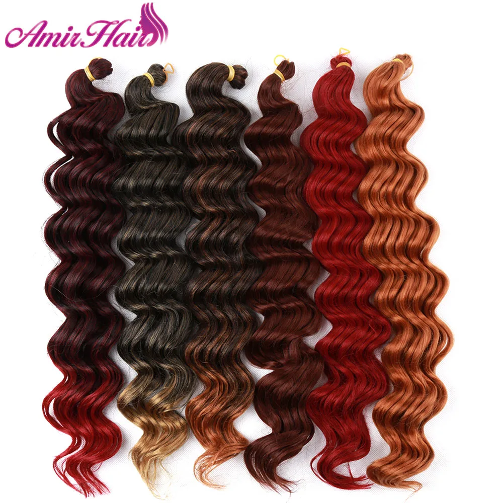 Amir 18"Long Deep Twist Crochet Braids Hair Extensions 3pieces/lot 6Colors Synthetic Braiding Hair 2 lots for full head
Amir 18"Long Deep Twist Crochet Braids Hair Extensions 3pieces/lot 6Colors Synthetic Braiding Hair 2 lots for full head