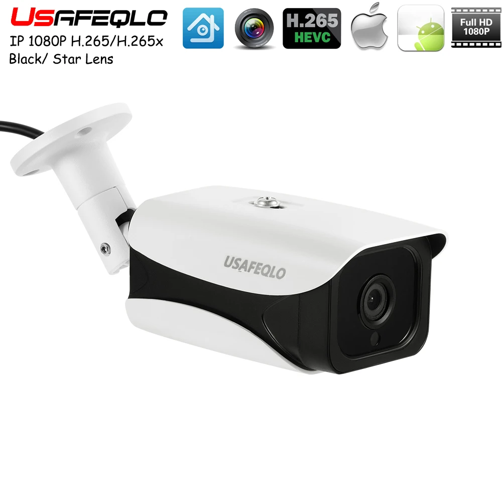 Usafeqlo 1080P POE Mini Starlight Level IP Camera H.265 H.265+ 2.0MP Sony IMX307 Waterproof CCTV Video Surveillance Security Cam
Usafeqlo 1080P POE Mini Starlight Level IP Camera H.265 H.265+ 2.0MP Sony IMX307 Waterproof CCTV Video Surveillance Security Cam