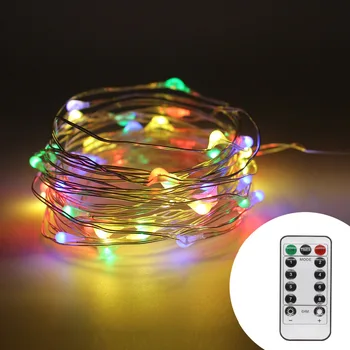 10m 100 LEDs Copper Wire AA Battery Powered String Fairy Light Decorative Lights for Halloween Christmas Holiday Wedding Parties 
10m 100 LEDs Copper Wire AA Battery Powered String Fairy Light Decorative Lights for Halloween Christmas Holiday Wedding Parties