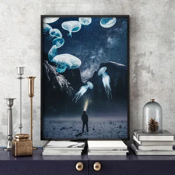 Wall Art Print Canvas Painting Star Flying Jellyfish Nordic Style Kids Decoration Abstract Posters And Prints Wall Pictures Home
Wall Art Print Canvas Painting Star Flying Jellyfish Nordic Style Kids Decoration Abstract Posters And Prints Wall Pictures Home