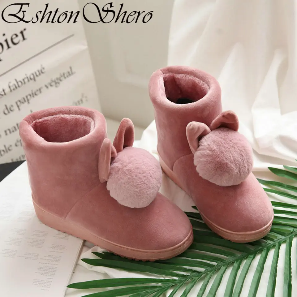 EshtonShero Shoes Women Snow Boots Flock+Plush Flat Heels Platform Winter Round Toe Warm Gray Ladies Ankle Boots Size 3-9
EshtonShero Shoes Women Snow Boots Flock+Plush Flat Heels Platform Winter Round Toe Warm Gray Ladies Ankle Boots Size 3-9