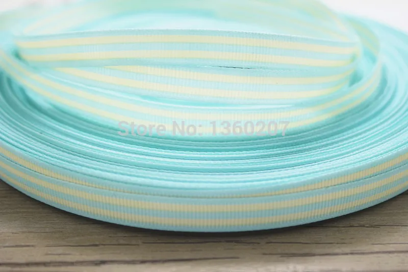 New arrival 100 Yards3/8" 9-10mm of double face baby blue white Striped grosgrain ribbon
New arrival 100 Yards3/8" 9-10mm of double face baby blue white Striped grosgrain ribbon