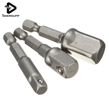 3pcs Chrome Vanadium Steel Socket Adapter Set Hex Shank to 1/4" 3/8" 1/2" Extension Drill Bits Bar Hex Bit Set Best Promotion
3pcs Chrome Vanadium Steel Socket Adapter Set Hex Shank to 1/4" 3/8" 1/2" Extension Drill Bits Bar Hex Bit Set Best Promotion