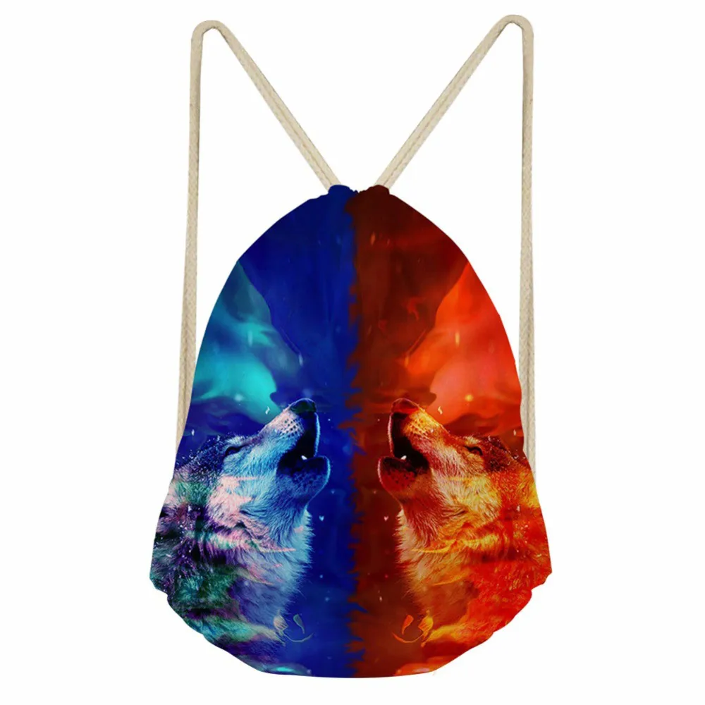 ThiKin Color Wolf Pattern Polyester Drawstring Bag Women String Storage Teen Girl Carry on Backpack Student Book Bag
ThiKin Color Wolf Pattern Polyester Drawstring Bag Women String Storage Teen Girl Carry on Backpack Student Book Bag