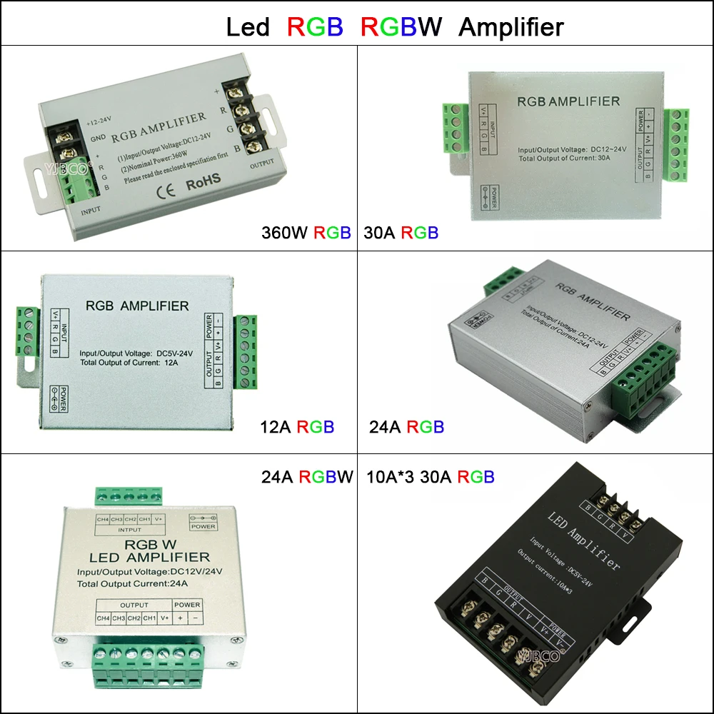 12A 24A 30A Led RGB RGBW Amplifier 3CH 4CH Led Controller for 5050 3528 Led Strip Light Tape Power Repeater Console DC5V 12V 24V
12A 24A 30A Led RGB RGBW Amplifier 3CH 4CH Led Controller for 5050 3528 Led Strip Light Tape Power Repeater Console DC5V 12V 24V
