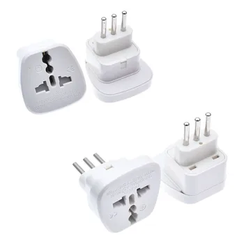 Lot 5 Italian Uruguay 3 -Pin Type L Input Travel Adapter Multi Outlet EU/GE/US/AU/UK AC100~250V 10A With Safety Shutter White
Lot 5 Italian Uruguay 3 -Pin Type L Input Travel Adapter Multi Outlet EU/GE/US/AU/UK AC100~250V 10A With Safety Shutter White