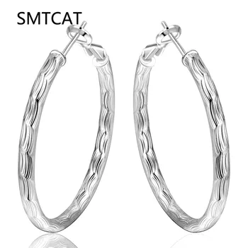 SMTCAT Fish Patterns Round Creole Unique Thick Circles Hoop Earring 925 Stamped Silver Color Fashion Jewelry Accessories
SMTCAT Fish Patterns Round Creole Unique Thick Circles Hoop Earring 925 Stamped Silver Color Fashion Jewelry Accessories