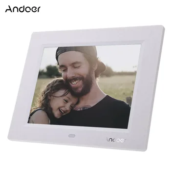 Andoer 8'' Ultrathin HD TFT-LCD Digital Photo Frame Alarm Clock MP3 MP4 Movie Player with Remote Desktop
Andoer 8'' Ultrathin HD TFT-LCD Digital Photo Frame Alarm Clock MP3 MP4 Movie Player with Remote Desktop