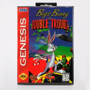 Bugs Bunny in Double Trouble Game Cartridge 16 bit MD Game Card With Retail Box For Sega Mega Drive For Genesis
Bugs Bunny in Double Trouble Game Cartridge 16 bit MD Game Card With Retail Box For Sega Mega Drive For Genesis