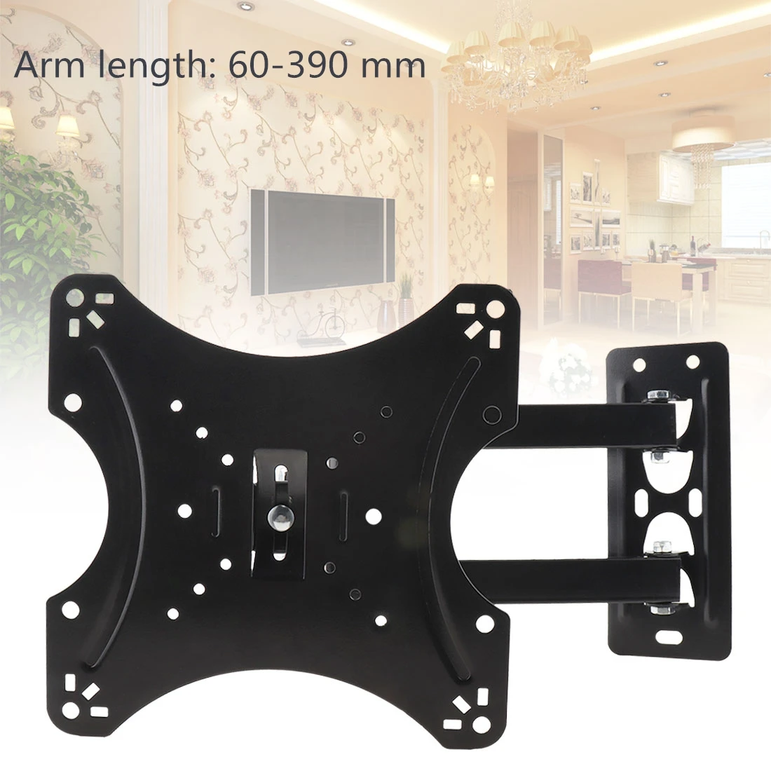 18KG Adjustable TV Wall Mount Bracket Flat Panel TV Frame Support 15° Tilt with Gradienter for 14-42 Inch LCD LED Monitor
18KG Adjustable TV Wall Mount Bracket Flat Panel TV Frame Support 15° Tilt with Gradienter for 14-42 Inch LCD LED Monitor