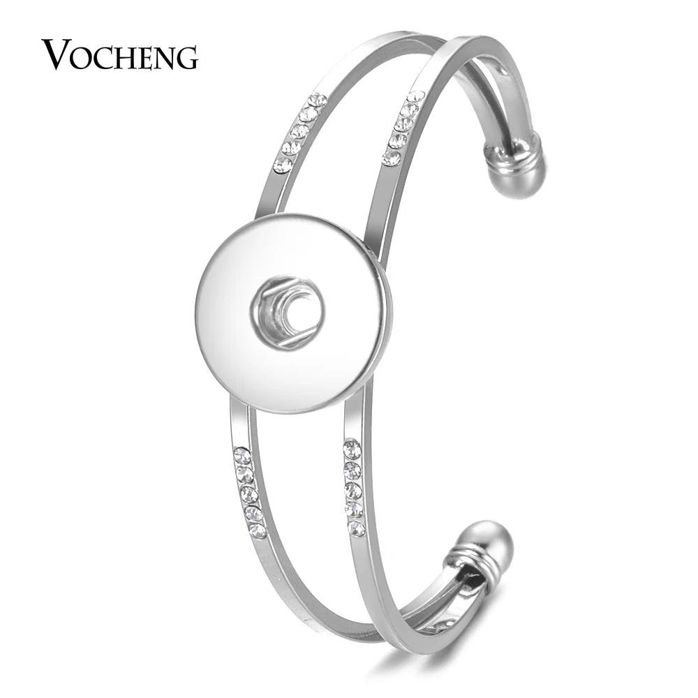 10PCS/Lot Vocheng Ginger Snap Charms Cuff Bangle with Crystal for 18mm Button Interchangeable Jewelry NN-639*10
10PCS/Lot Vocheng Ginger Snap Charms Cuff Bangle with Crystal for 18mm Button Interchangeable Jewelry NN-639*10