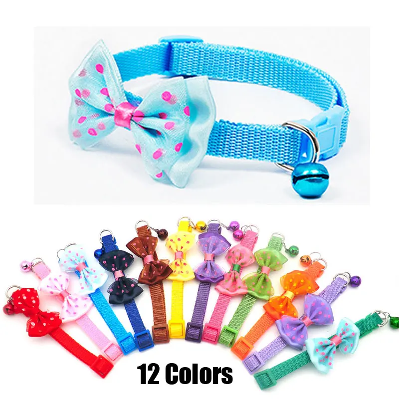 24pcs Easy Wear Cat Dog Pet Bow Collar with Bell Adjustable Cat Puppy Pet Supplies Accessories Small Dog Chihuahua Buckle tag
24pcs Easy Wear Cat Dog Pet Bow Collar with Bell Adjustable Cat Puppy Pet Supplies Accessories Small Dog Chihuahua Buckle tag