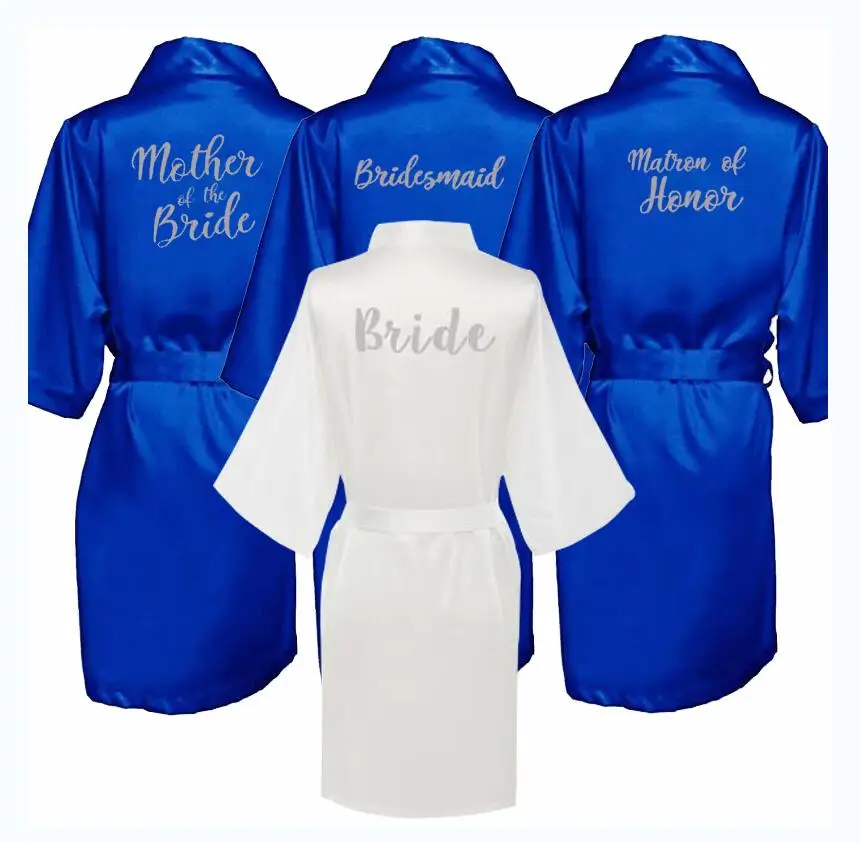 Silk Satin Wedding Bride Bridesmaid Robe Solid Bathrobe Short Kimono Robe Night Robe Bath Robe Fashion Dressing Gown For Women
Silk Satin Wedding Bride Bridesmaid Robe Solid Bathrobe Short Kimono Robe Night Robe Bath Robe Fashion Dressing Gown For Women