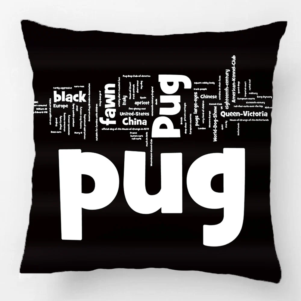 

Pug Mashup.Png Pillow Wedding Decorative Cushion Cover Pillow Case Customize Gift By Lvsure For Car Sofa Seat Pillowcase