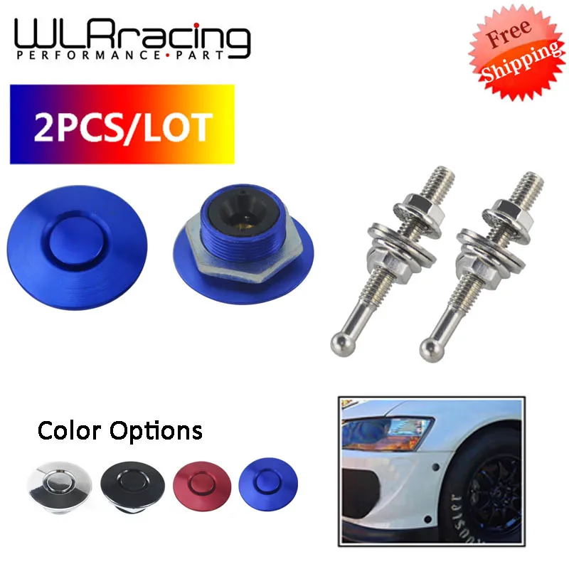 FREE SHIPPING - Universal 2 Piece 1.25" 32mm Aluminum Push Button Billet Hood Pins Lock Clip Kit Car Quick Pins
FREE SHIPPING - Universal 2 Piece 1.25" 32mm Aluminum Push Button Billet Hood Pins Lock Clip Kit Car Quick Pins