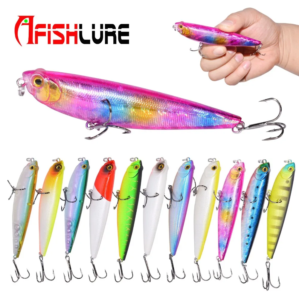 11 Color Pencil Lure 105mm/14g Sinking Fishing Lure Bait Plastic Baits Lure Fishing Leurre Dur Peche Souple Bionic Bait
11 Color Pencil Lure 105mm/14g Sinking Fishing Lure Bait Plastic Baits Lure Fishing Leurre Dur Peche Souple Bionic Bait