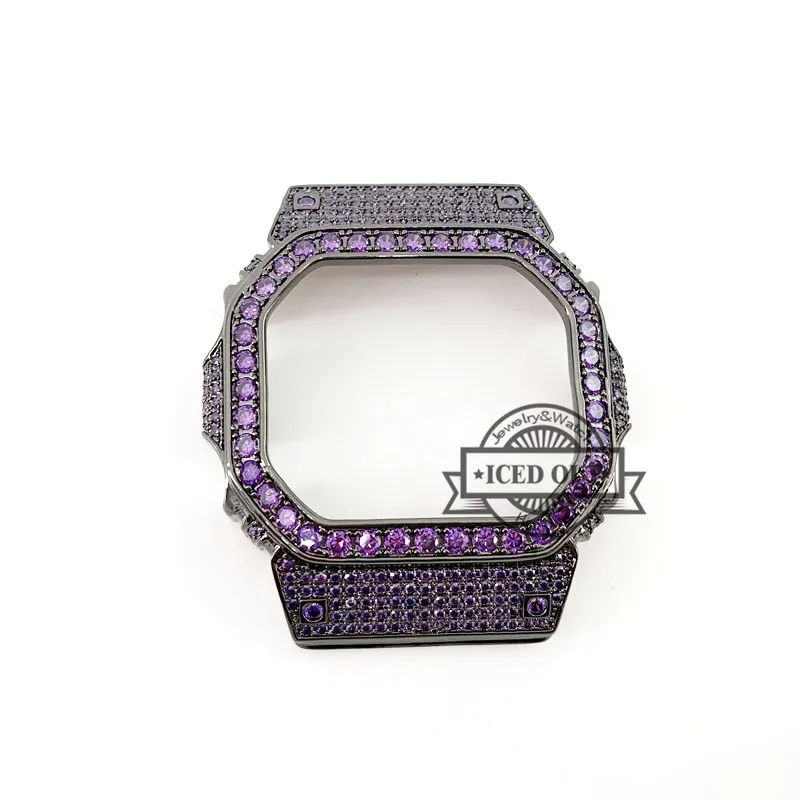 micro pave purple cubic ziroconia lab diamond hip hop fashion DW5600 watch bezel
micro pave purple cubic ziroconia lab diamond hip hop fashion DW5600 watch bezel