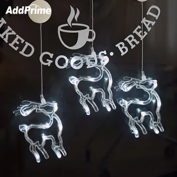 3Pcs LED Elk Deer Hanging Light Christmas Decorations For Home Shop Window Holiday New Year Decor Sucker Lights Holiday Lighting
3Pcs LED Elk Deer Hanging Light Christmas Decorations For Home Shop Window Holiday New Year Decor Sucker Lights Holiday Lighting