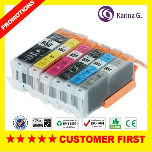 Any 1 Ink for PGI-650BK CLI-651BK/C/M/Y for Canon Pixma MG5460 MG6360 IP7260 MX926
Any 1 Ink for PGI-650BK CLI-651BK/C/M/Y for Canon Pixma MG5460 MG6360 IP7260 MX926