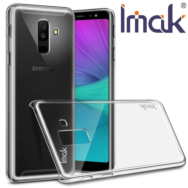 Фирма IMAK Для samsung Galaxy A6 плюс 2018 прозрачный чехол ультра-тонкий жесткая задняя
