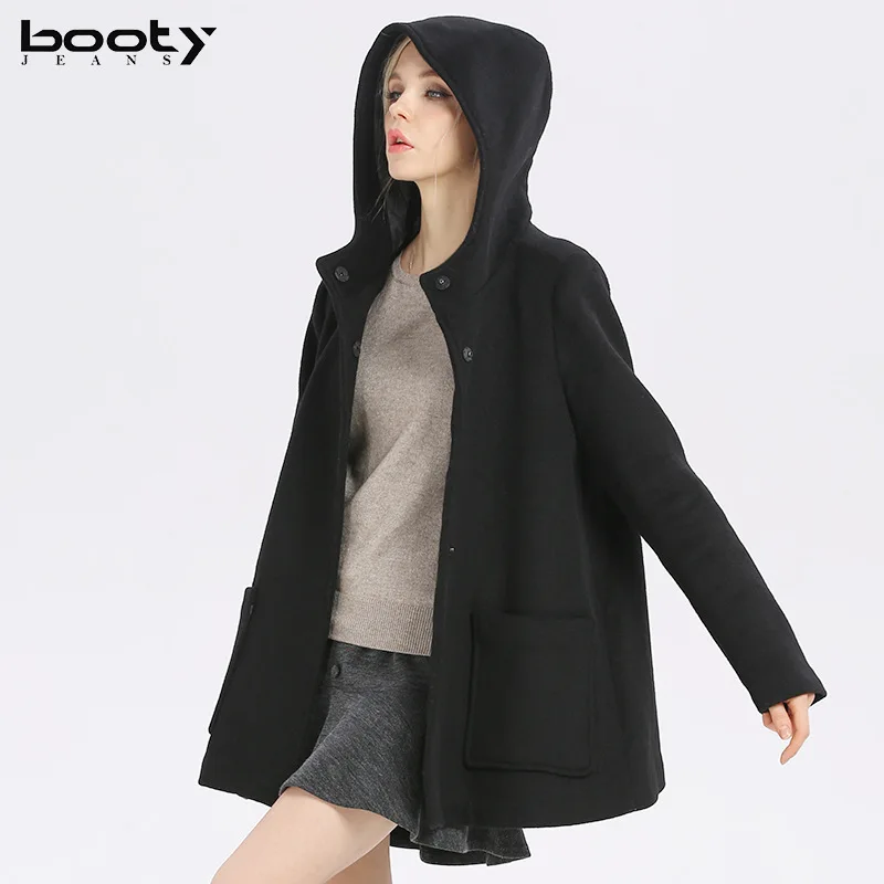 bootyjeans high quality Women's Wool Coats autumn Winter Wool Coat Women regular Overcoat hooded Grey black high end clothing
bootyjeans high quality Women's Wool Coats autumn Winter Wool Coat Women regular Overcoat hooded Grey black high end clothing